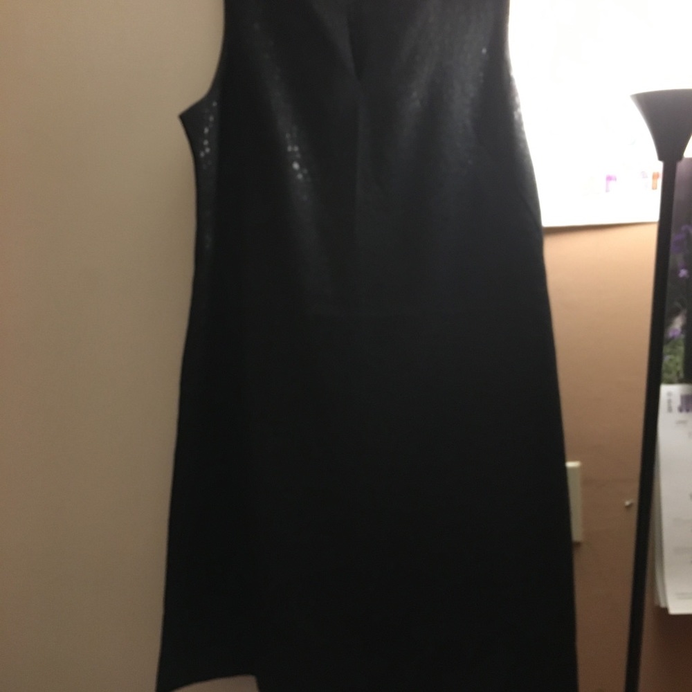 Robert Louis shiny black dress